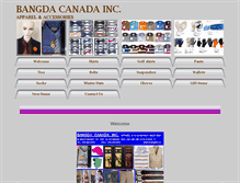 Tablet Screenshot of bangda.ca